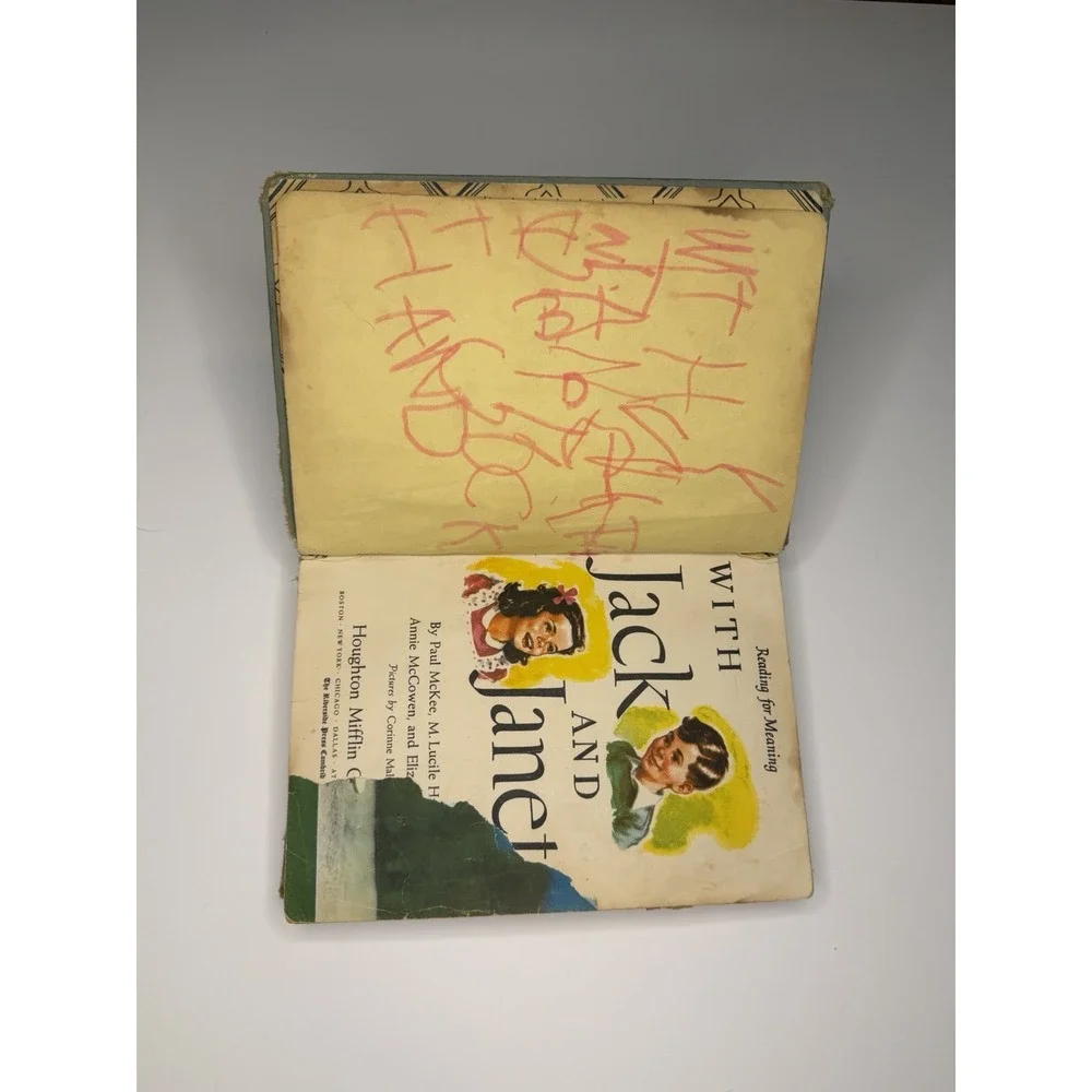 Jack and Janet, reading for meaning Workbook Elementary 1949 Vintage
